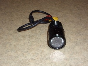 v5forwardcamera.jpg - This is the camera I plan to use for forward views. NB it has an IR output for night time use. It has not been fitted yet