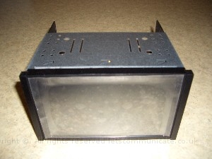 doubledinscreenbuild21.jpg - Here you can see me testing the screen in its double din cage from Connects2