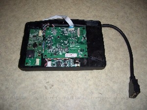 doubledinscreenbuild5.jpg - Next I removed all the support PCBs out of the case so I could start playing around with them and work out how to fit in to the WRX case