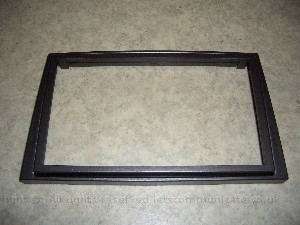 doubledinscreenbuild7.jpg - As part of the kit I got a matching surround as well although I only used the outer part for my install