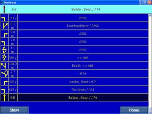 Destinator - PC Version - Manouvers View